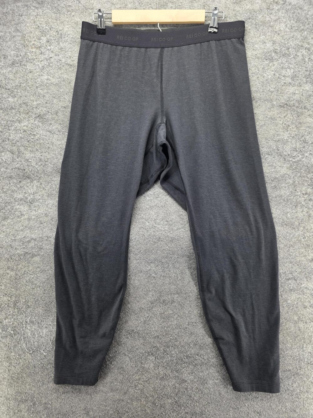 REI Co-op Leggings Womens Large Petite Gray Ankle Polyester Spandex Activewear